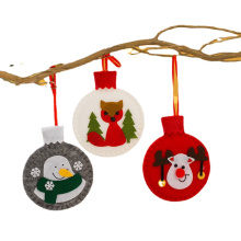 Nouveau pendentif de balle de Noël applique Applique de Noël Snowman Small Pendant Window Decoration décorations de Noël